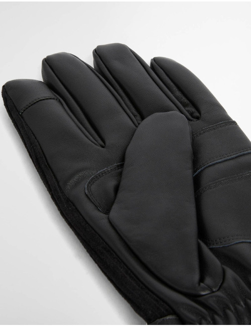 Nelson leren handschoenen zwart