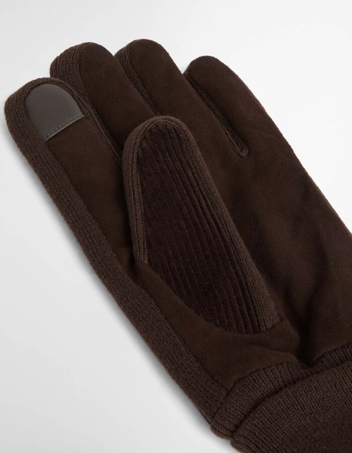 Magnus cord handschoenen bruin