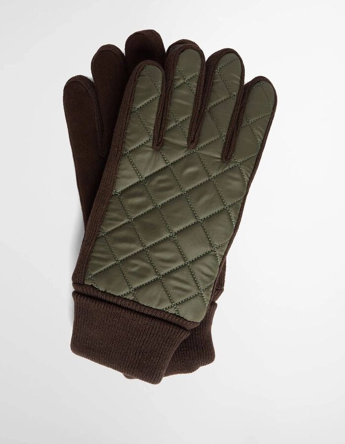 Magnus gewatteerde handschoenen forest/bruin