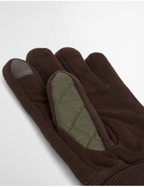 Magnus gewatteerde handschoenen forest/bruin