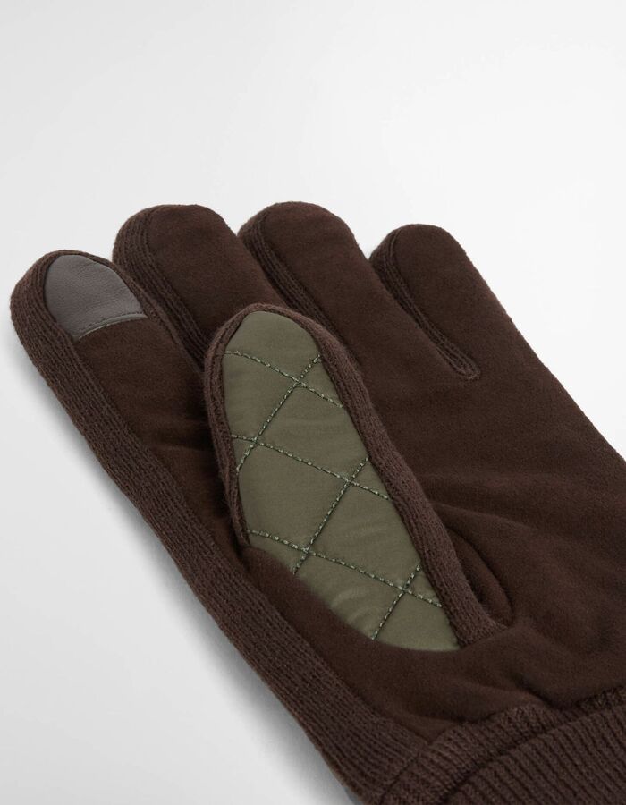 Magnus gewatteerde handschoenen forest/bruin
