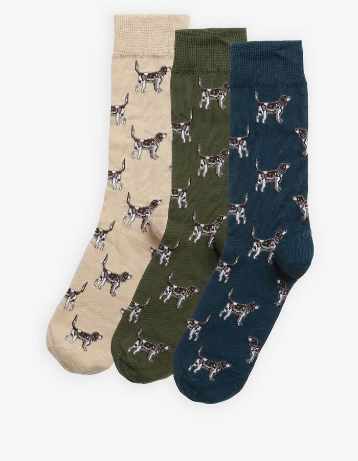 Pointer Dog sokken geschenkset Forest Mist