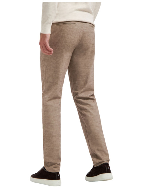 Pantalon Slim Fit stretch brun