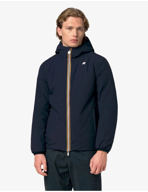 Jack St Warm Double omkeerbare jas blauw groen