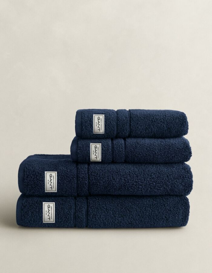 4-Pack Premium Towels handdoekenset in biologisch katoen marine
