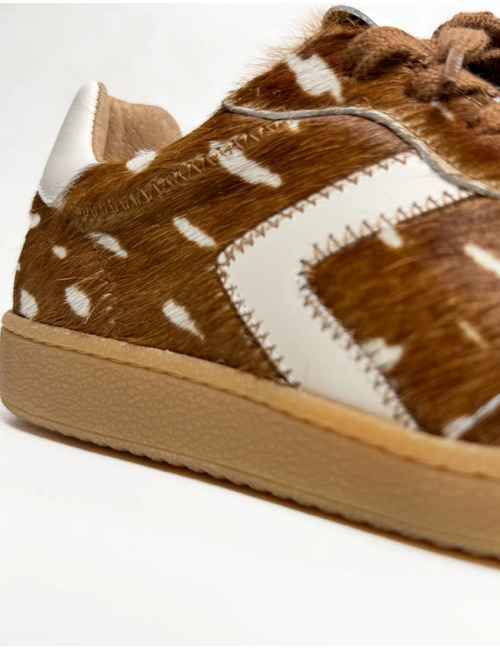 Salta deer hair on - sneakers cognac/off white