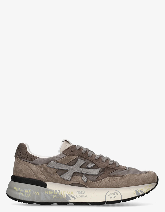 Mick 0.1 sneakers in suède en mesh beige