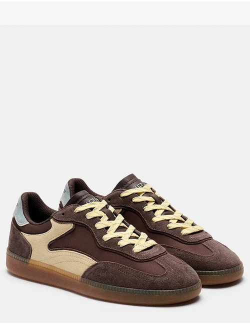Park sneakers chocoladebruin