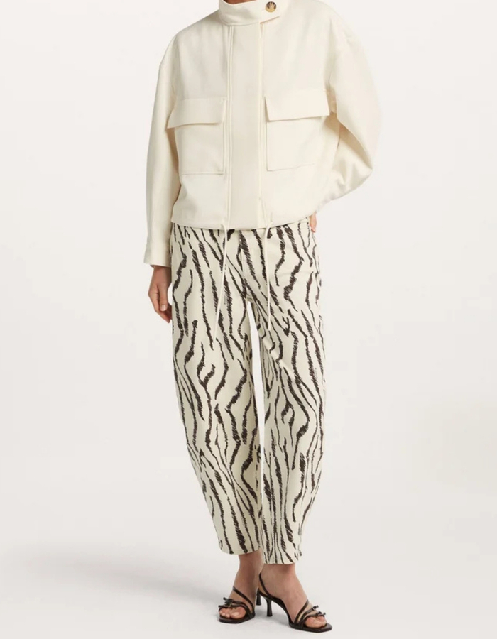 Beaumont geklede broek ecru