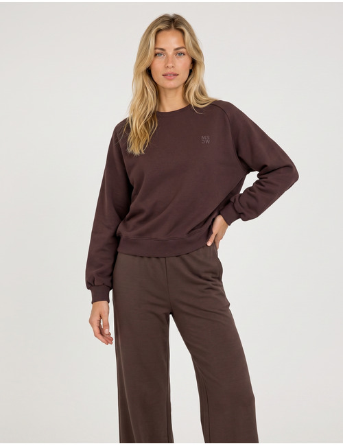 Moscow lange mouw sweater paars