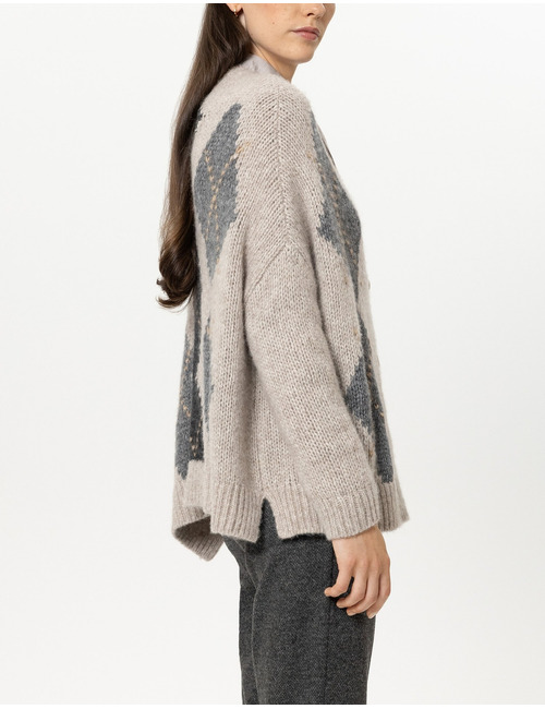 Luisa Cerano gilet multicolor