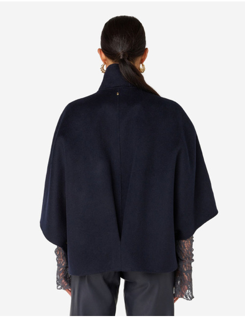 Ibana korte mantel navy