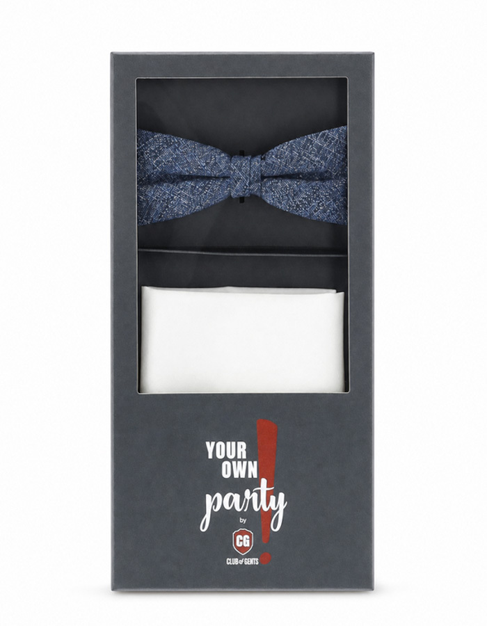 Paxton-N vlinderdas blauw