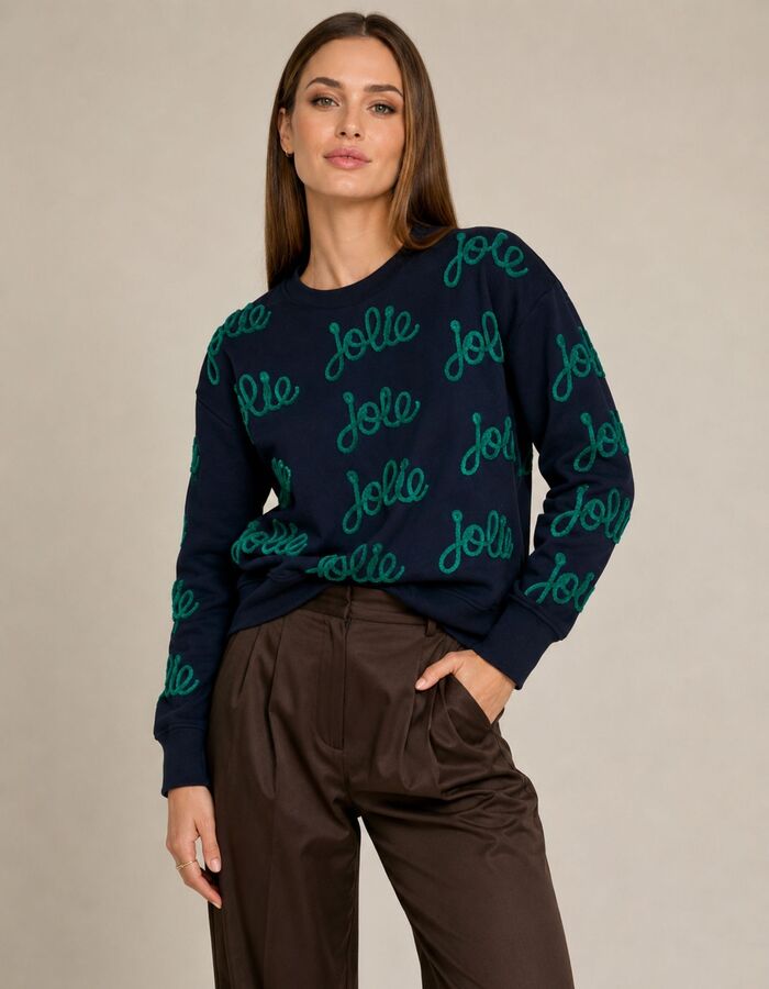 Due Amanti sweater navy