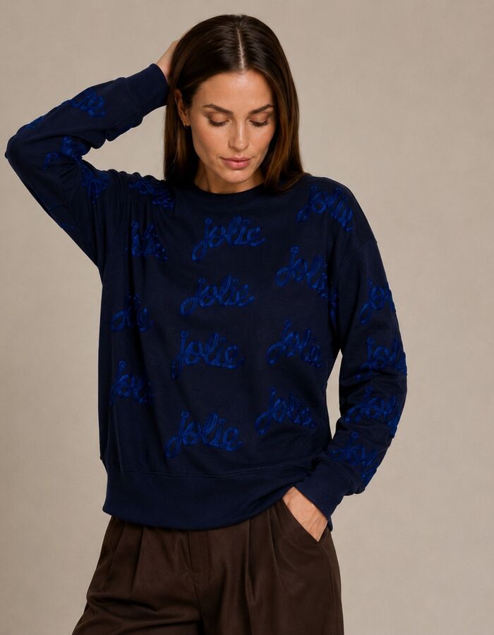 Due Amanti sweater blauw