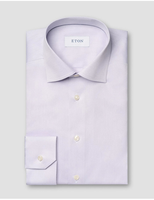 Slim fit Signature Twill hemd lichtpaars