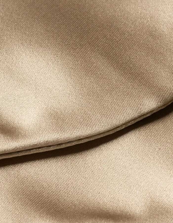 Zijden satijnen vlinderdas ready-tied goud
