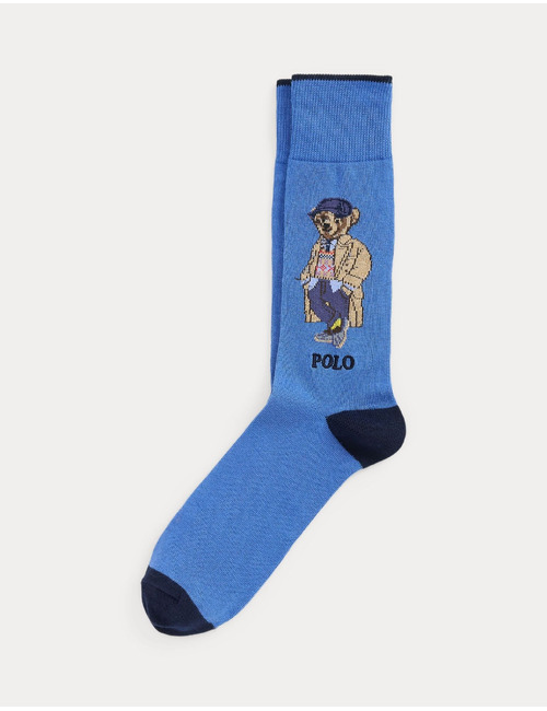 Polo Bear crew sokken blauw
