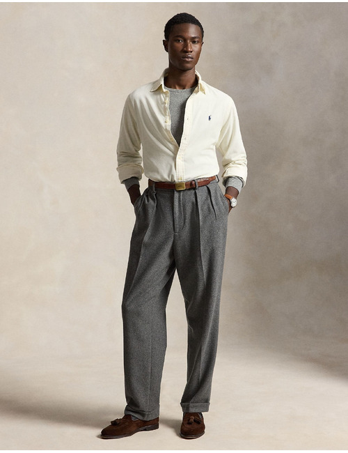 Custom fit corduroy hemd clubhouse cream
