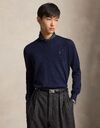 Pull en laine lavable à col rond hunter navy
