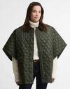 Mildred - Cape matelassée avec zip bidirectionnel olive/shadow classic