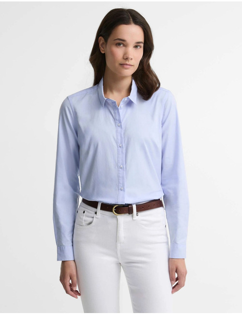 Barbour lange mouw bloes blauw