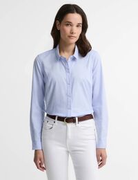 Derwent - Blouse en coton avec détails tartan pale blue/lt muted tartan