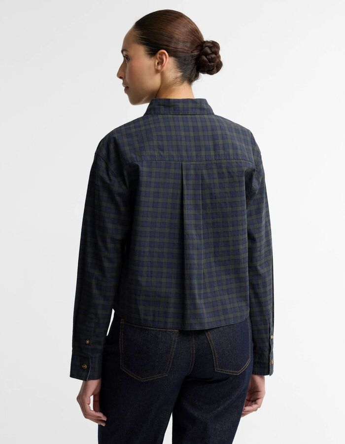 Barbour lange mouw bloes groen