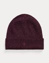 Signature Pony wollen muts merlot