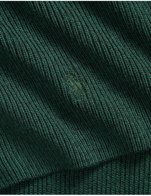 Signature Pony wollen sjaal gemêleerd groen