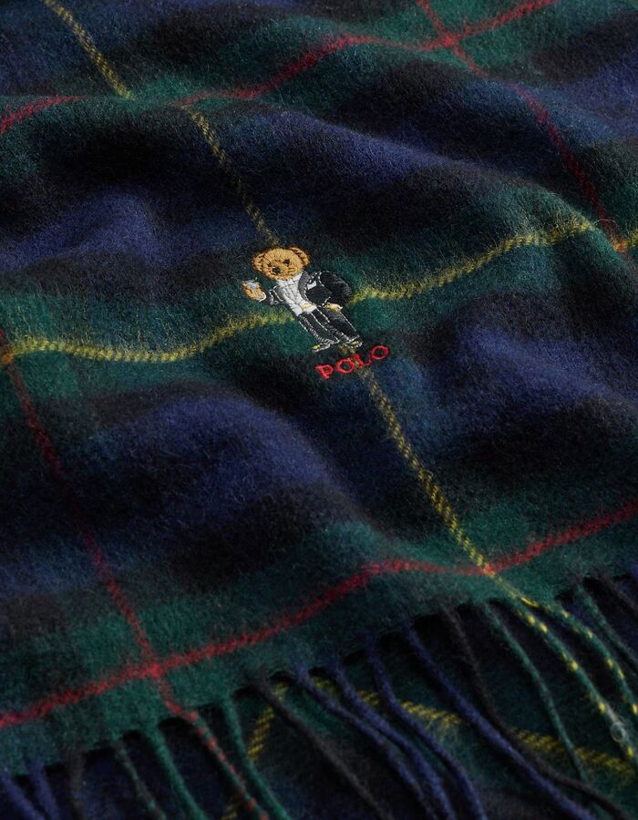 Polo Bear geschenkset met muts en sjaal multicolor