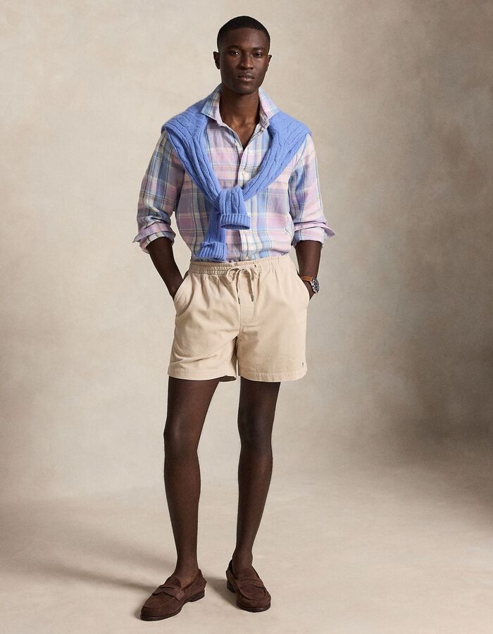 Polo Prepster corduroy short Khaki Stone