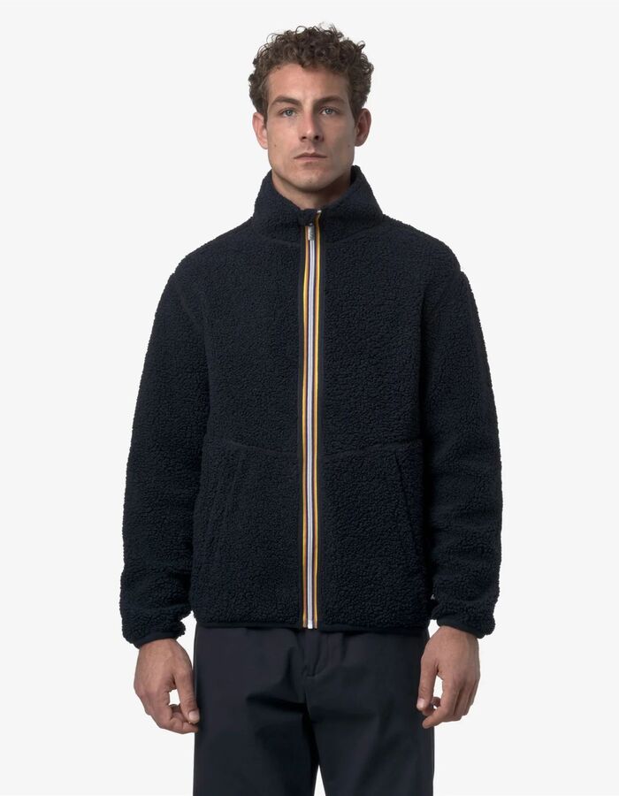 Pascal Sherpa Polar Double omkeerbare fleecejas donkerblauw