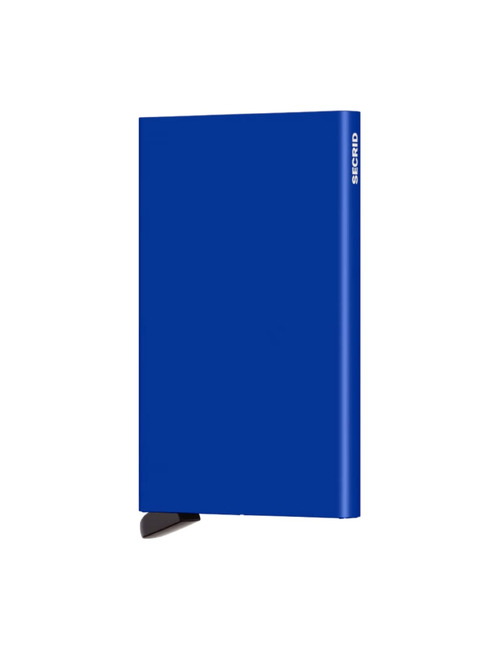 Cardprotector aluminium kaarthouder blauw