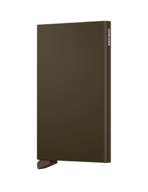 Cardprotector aluminium kaarthouder cedar