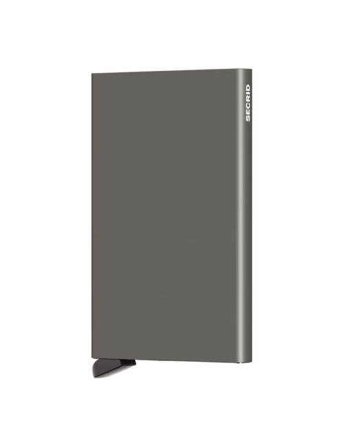 Cardprotector aluminium kaarthouder met RFID earth grey
