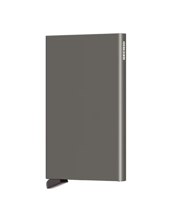 Cardprotector aluminium kaarthouder met RFID earth grey