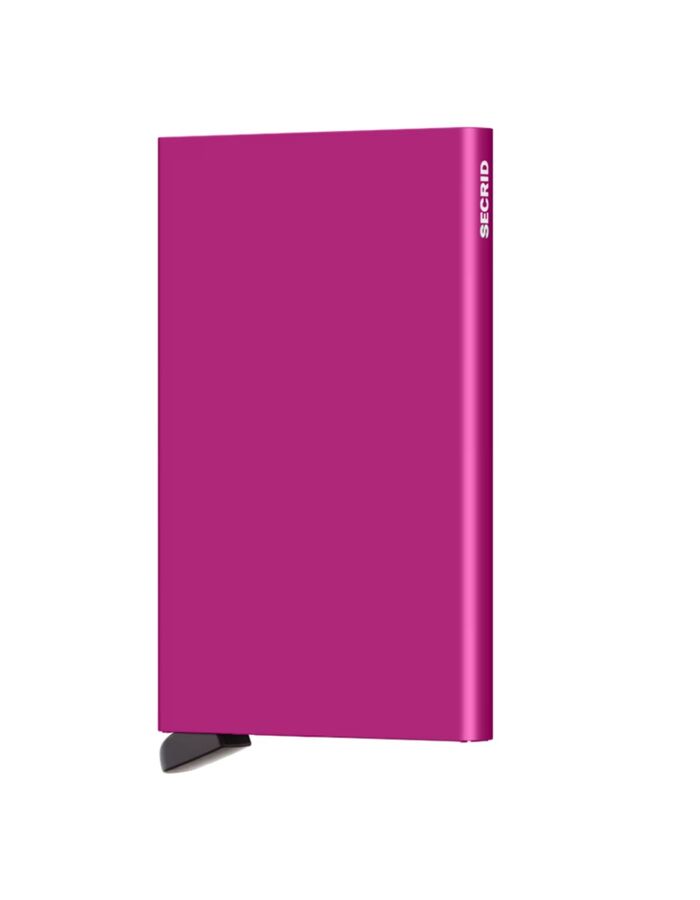 Cardprotector aluminium kaarthouder met RFID fuchsia