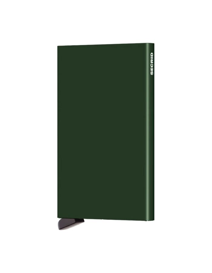 Cardprotector aluminium kaarthouder met RFID groen