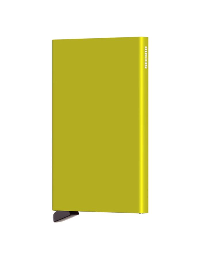 Cardprotector aluminium kaarthouder met RFID lime
