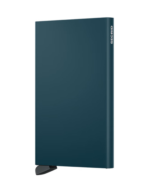 Cardprotector aluminium kaarthouder teal