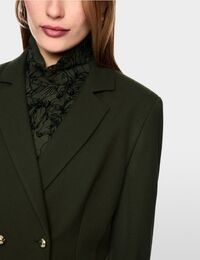 Blazer cintré croisé forest night new