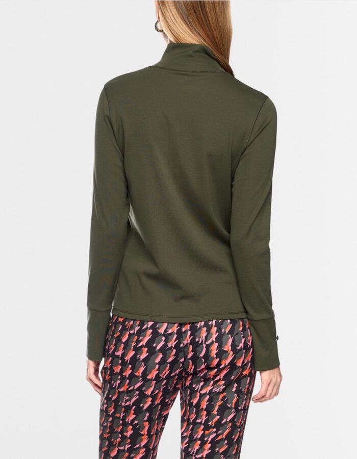 Shirt met opstaande kraag forest night new