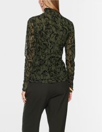 Shirt avec flocage velouté forest night new