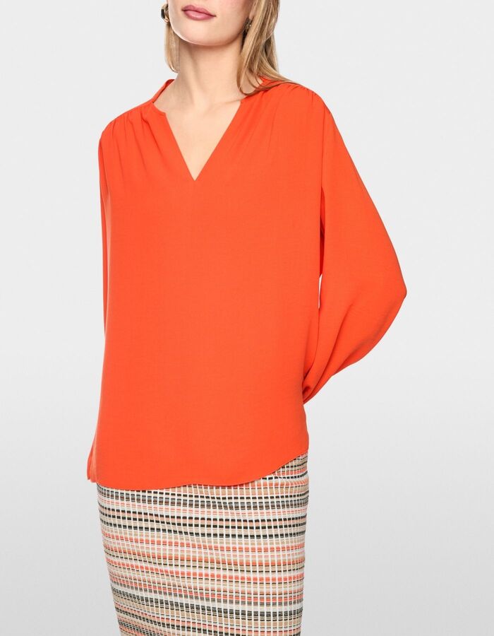 Blouse met decoratieve knopen tigerlily