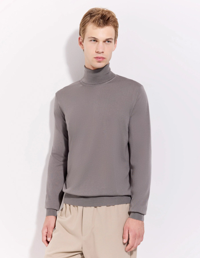 coltrui in Royal Merino wol taupe
