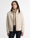 Homeswood - fleece met contrastafwerking birch