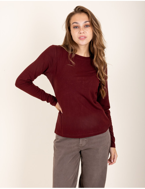 ZenoLucaW6 - longsleeve in bordeaux