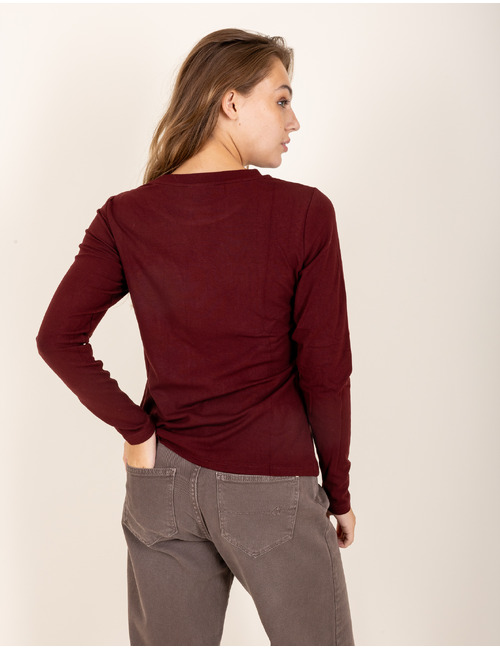 ZenoLucaW6 - longsleeve in bordeaux