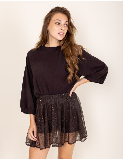 Twinset pull bruin